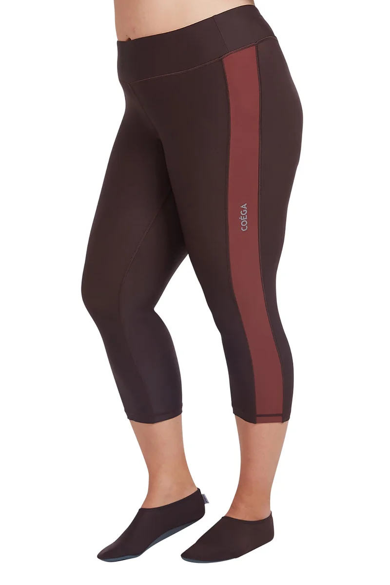 COEGA SUNWEAR  COEGA  Ladies Ladies Tights 3/4 - Chocolate Tie Dye for Women | Best Price UAE